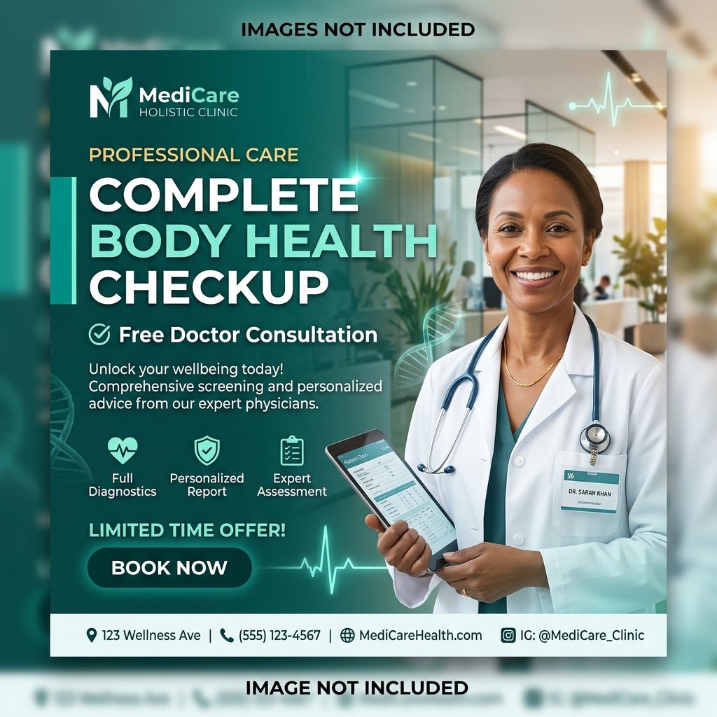 Doctors & Clinics Post Graphic Preview